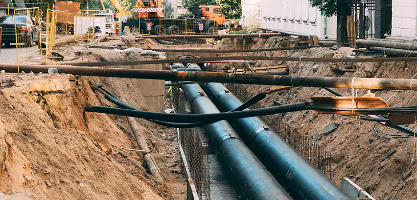 Underground Sprinkler Pipe Repair in Bronx, NY