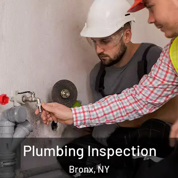  Plumbing Inspection Bronx, NY